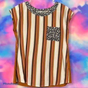 Boho Chic Patchwork Top